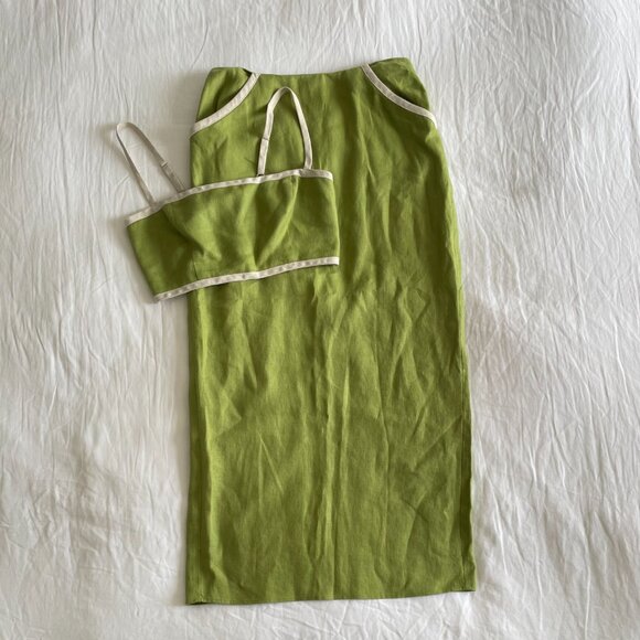 Reformation Elena Two Piece Linen Set (sz 6) - Picture 12 of 12